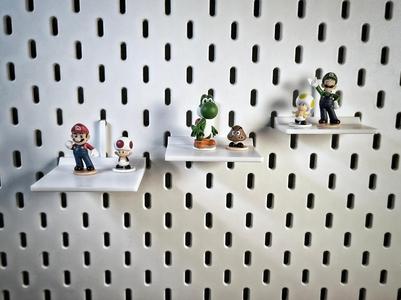 Display Shelves for Skadis Board – Set of 3