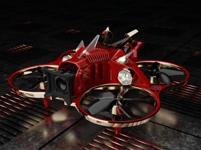 Neo GZ Mecha Stealth FPV Drone with Headlights