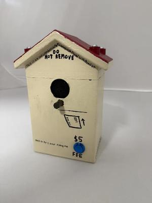 Insert Credit Card -- Gadget Cache Birdhouse   