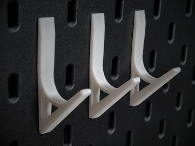 Hook v2 for IKEA Skadis Pegboard