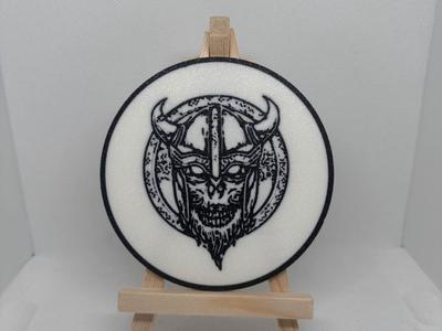 skeletal Viking Coasters cup/mug