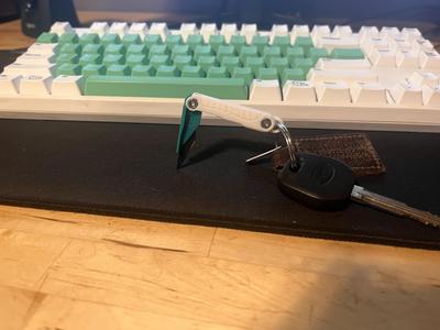 Mini Pocket Knife With Keychain Loop!