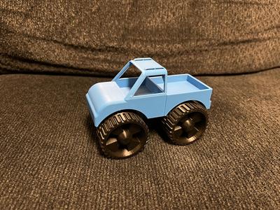 Monster Truck with Rolling Wheels