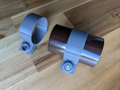 RG75 downpipe mount