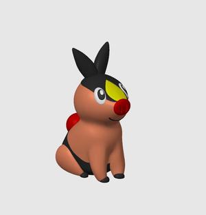 Tepig Pokemon (No Support - STL/3MF included)