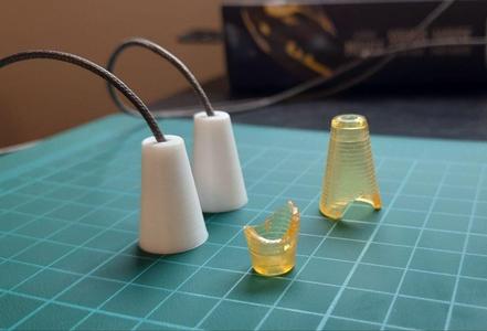 Window blind cord pull handles