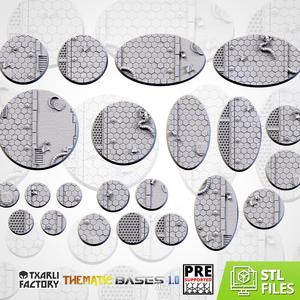 City Scifi Bases (Round)