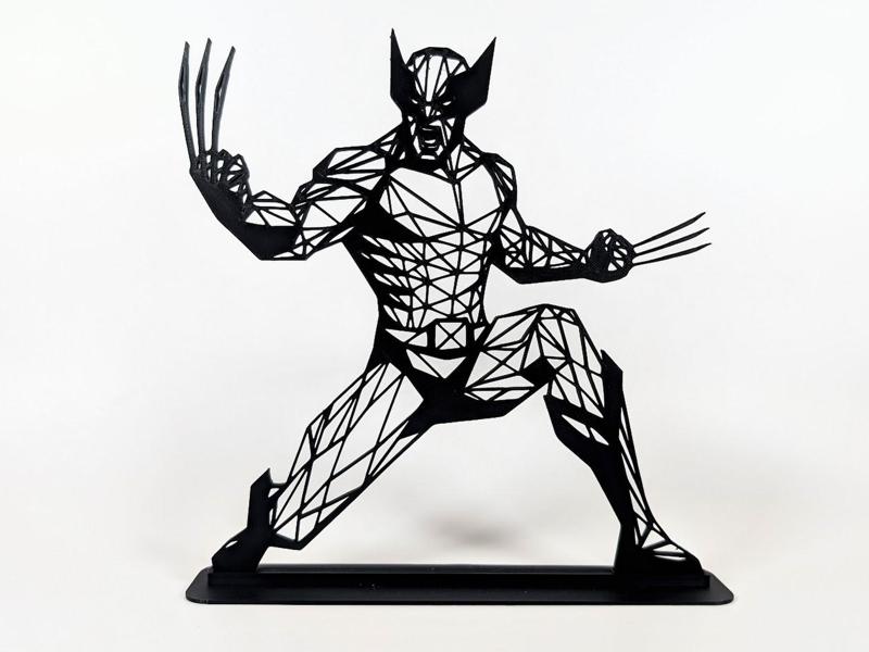 Geometric Low Poly Wolverine