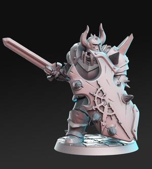 Volkor - Chaos warrior - 32mm - DnD