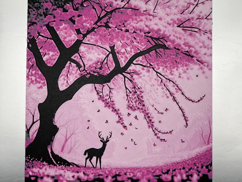 Cherry Blossom Hueforge