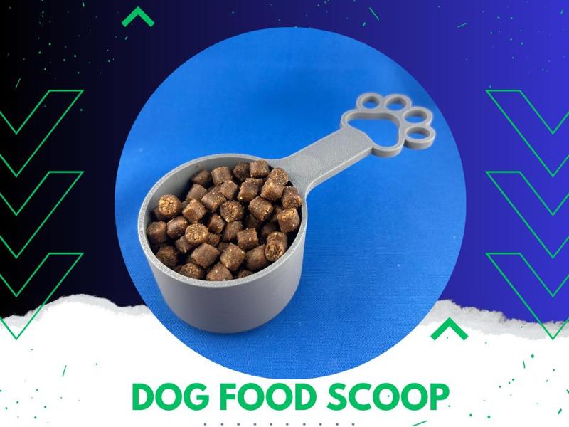 Dog food scoop