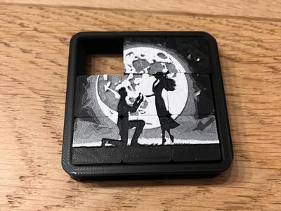 Sliding Puzzle Marry Me