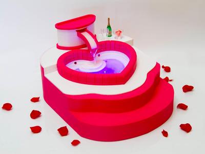 Valentine's Day Sensory Jacuzzi