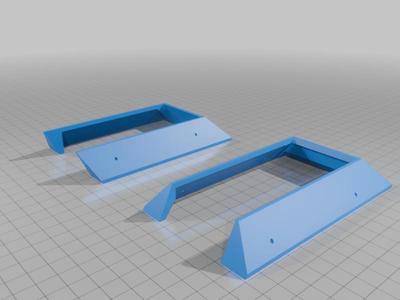 Decking handrail cover 25 degree steps