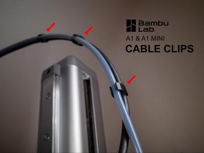 Cable clips for bambu A1 and A1 mini printers