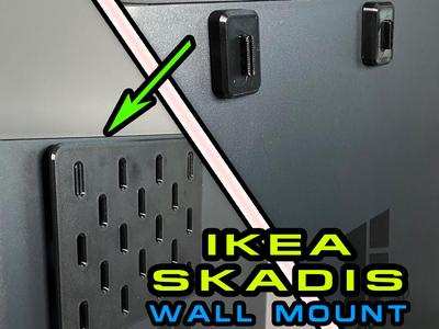 IKEA SKADIS - wall mount