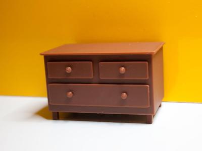 Miniature classic dollhouse tv cabinet scale 1:12