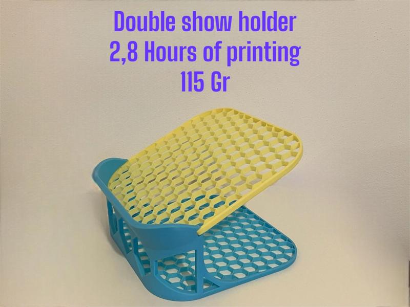double modular shoe rack