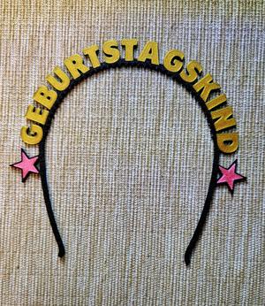 Haarreif - Geburtstagsparty - Geburtstagskind