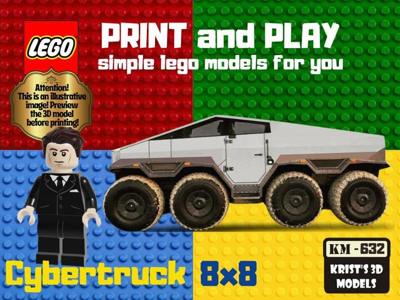 LEGO TESLA CYBERTRUCK 8x8