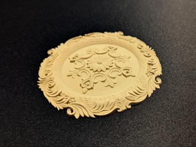 Decorative Round Relief Molding
