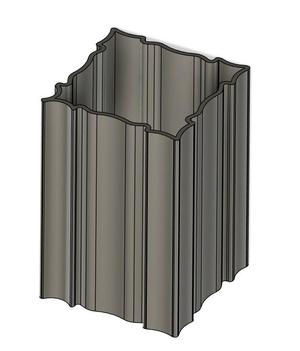 Ripple edge Vase