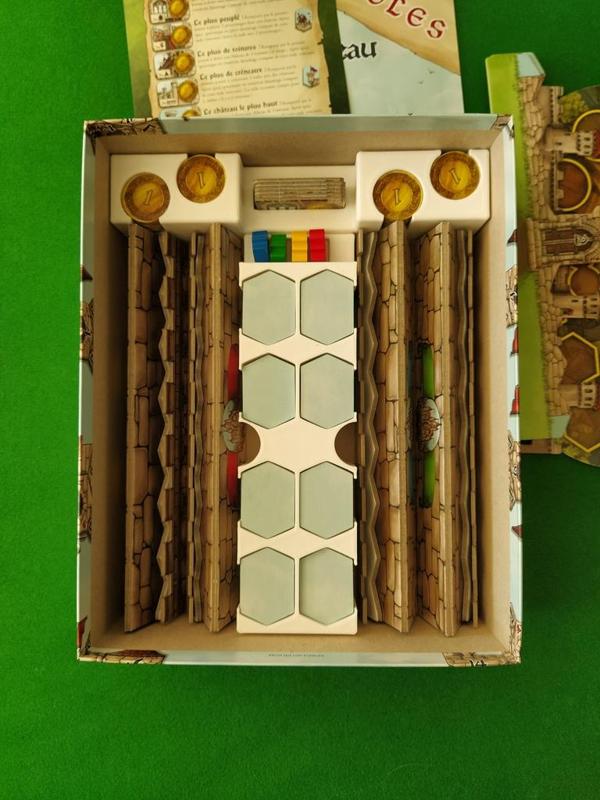 7 pièces pour un château insert organizer