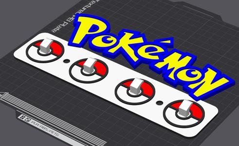Pokemon Schlüsselkasten Aufhänger