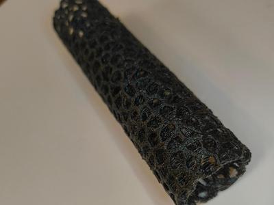 Squishy double-walled voronoi tube