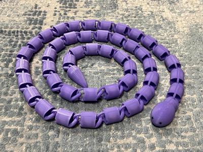 Giant, Flexi, Articulated Snake Toy - 5'4" Long!