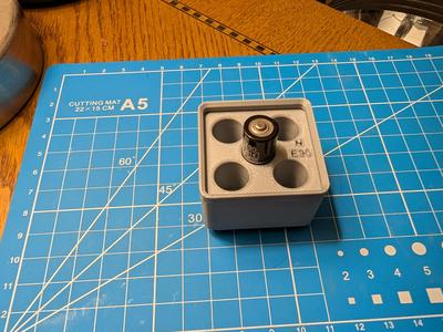 Gridfinity N (E90) Battery holder