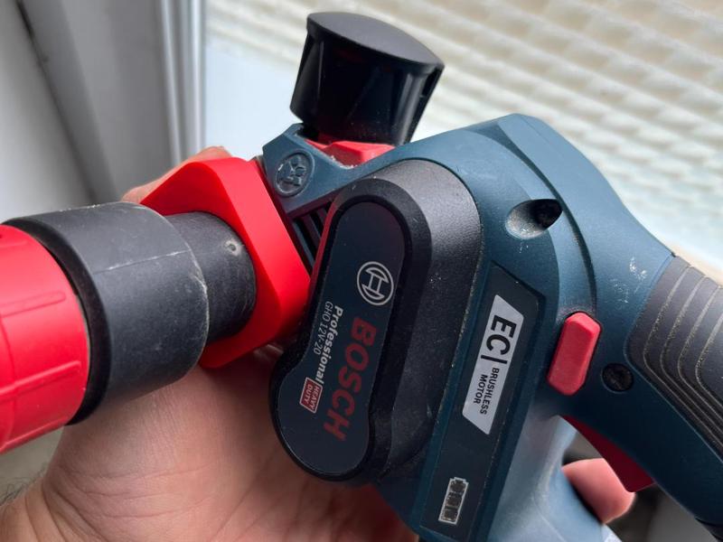 Bosch GHO 12v-20 planer dust collection attachment