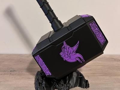 Minnesota Vikings Alternate Logo for Eclipse Mjolnir