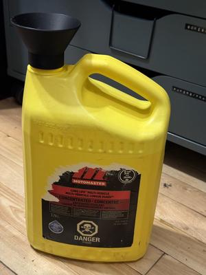 Screw On Funnel for Windshield Washer Fluid Bottle