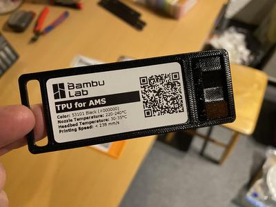Brother labels for Filament swatch