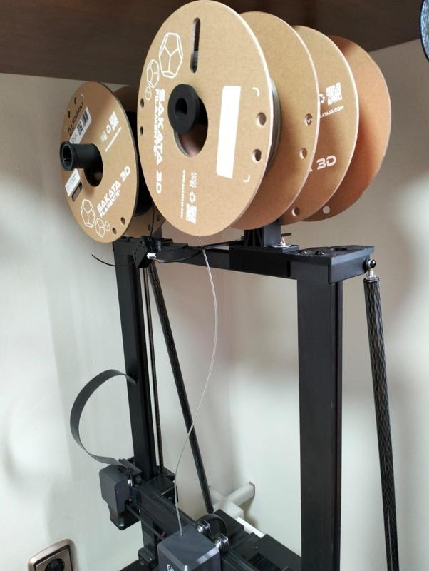 Soporte 2 filamentos Artillery X3 plus