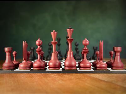 Old Russian Chess Set 3D Print Your Chess History