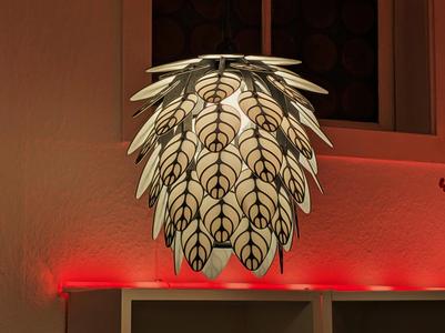 Florahedron V2 - Fully 3D Printable Lamp