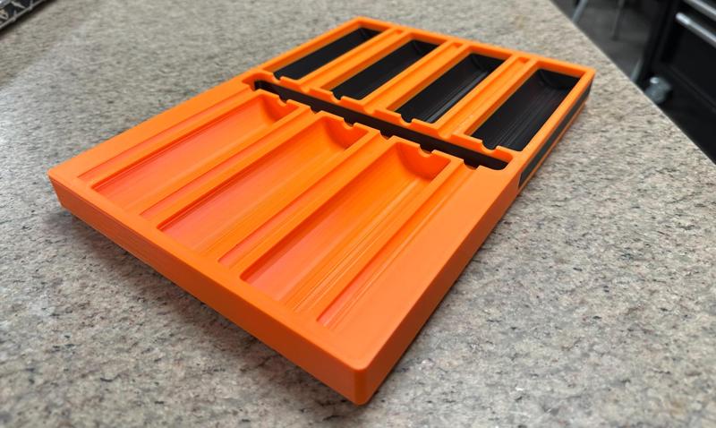 Screwdriver gridfinity organizer