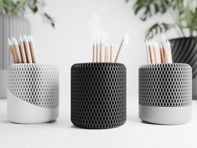 Modern Japandi Pencil Holder (3 versions)