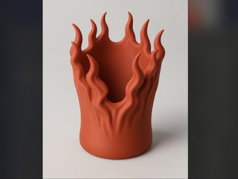 Fire Pen Holder
