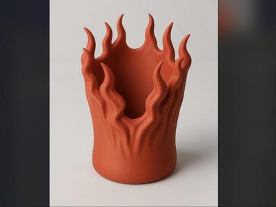 Fire Pen Holder