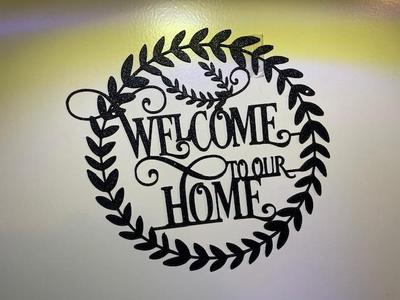 Wall art-door-window-house signs-welcome home
