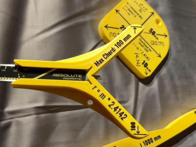 Caliper Attachment Radius Measurement Tool & Test