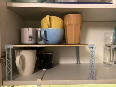 Kitchen Shelf Organizer in Stage Truss Design