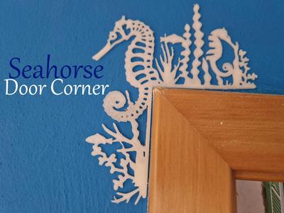 Seahorse Summer Door Corner