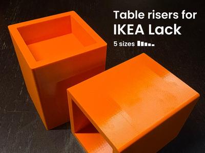 Table Risers for IKEA Lack