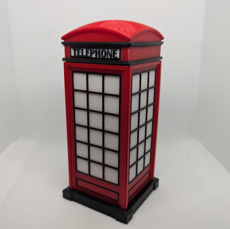 phone box piggy bank