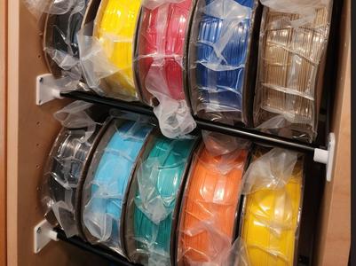 Filament Spool Shelf Rack for Ikea Billy Bookcase