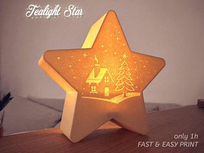 Star Tealight - Christmas Tree